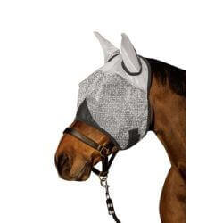 MASQUE ANTI MOUCHE AVEC OREILLES NOIR PONEY