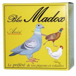 BLOC SEL PIGEONS/VOLAIL 950GR MADOX ANIS