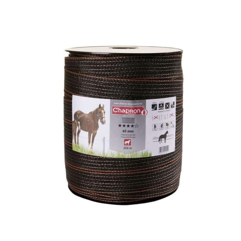 RUBAN 40,0 MM MARRON -200M RUBAN 40,0 MM MARRON -200M