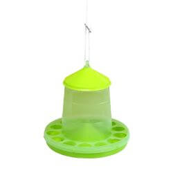 TREMIE PLASTIQUE VOLAILLE 4KG VERT NOURRISSEUR