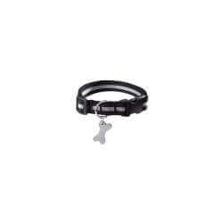 COLLIER NYLON ARLEQUIN 10 NOIR/BLA
