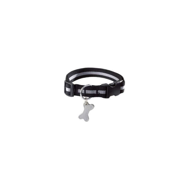 COLLIER NYLON ARLEQUIN 10 NOIR/BLA