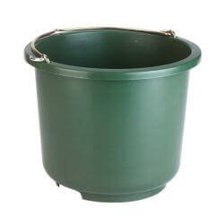 SEAU D'ECURIE VERT 12L POUR SUPPORT