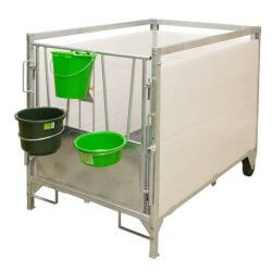 SEAU D'ECURIE VERT 12L POUR SUPPORT