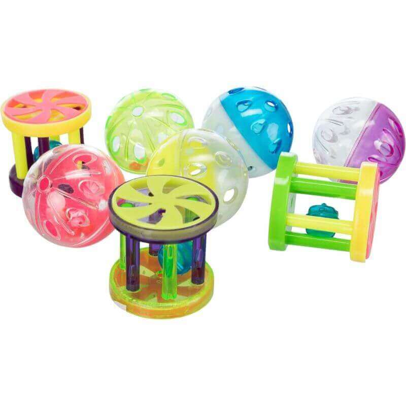 Jouets avec hochet - boite 60 unités Jouets avec hochet - boite 60 unités