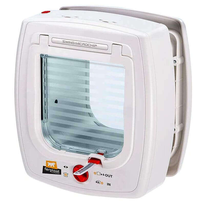 CHATIERE SWING MICROCHIP BLANCHE A PUCE CHATIERE SWING MICROCHIP BLANCHE A PUCE
