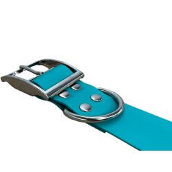 Collier pour Chien Teal en matière BioThane®, Largeur 38mm , taille L