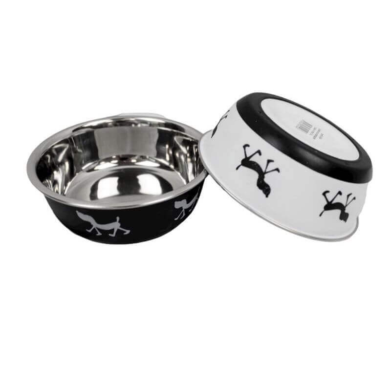 GAMELLE INOX ANTIDERAPANTE LUKI COULEUR 14CM