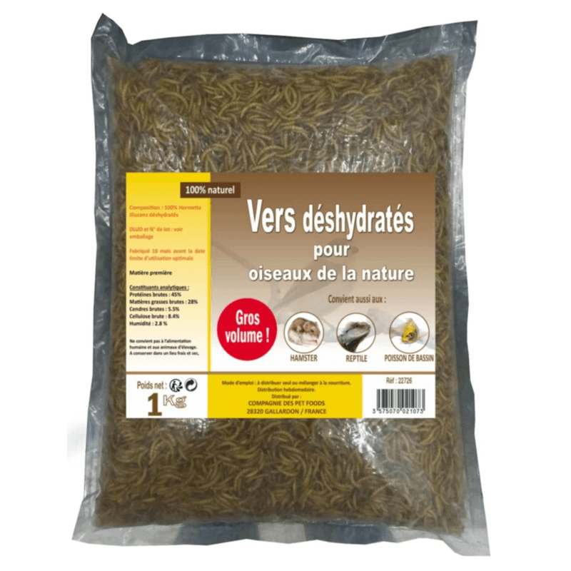 VERS DESHYDRATES Sac de 1kg