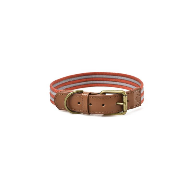 COLLIER STRIPES ORANGE XL