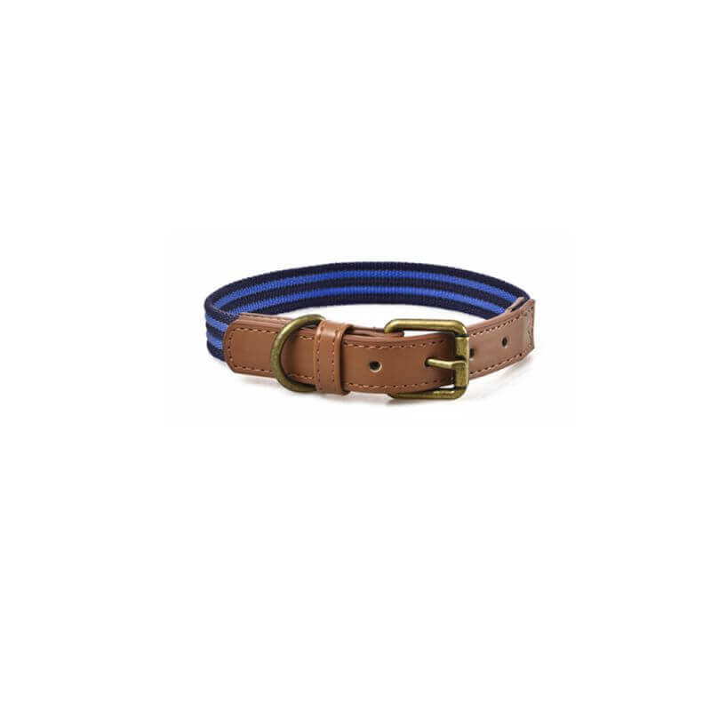 COLLIER STRIPES BLUE L