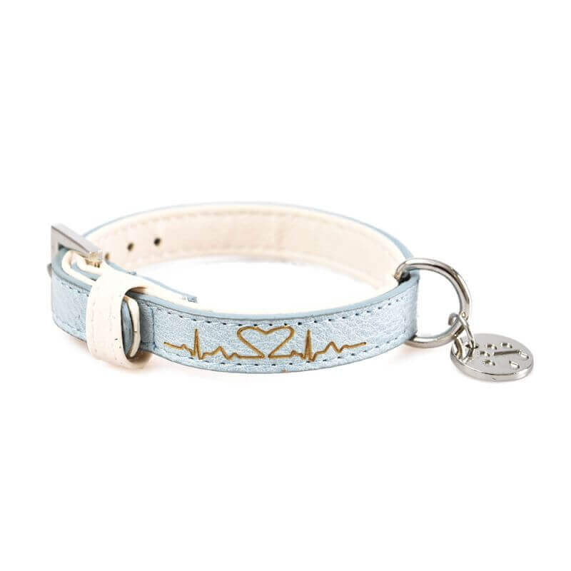 COLLIER TWIN ICE BLUE XL