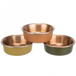 Gamelle en acier inox et plastique 0,45L 14 cm