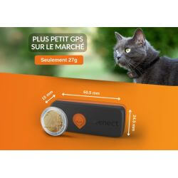 Collier GPS chat Weenect XS noir