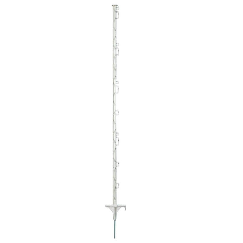 PIQUET PLASTIQUE STANDARD 1,60 M BLANC 8 FILS