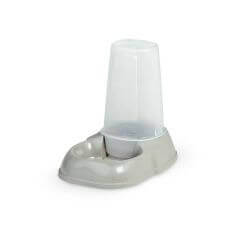 Lot de 2 distributeurs de croquettes ou d'eau idéal chat / chiot / petit chien