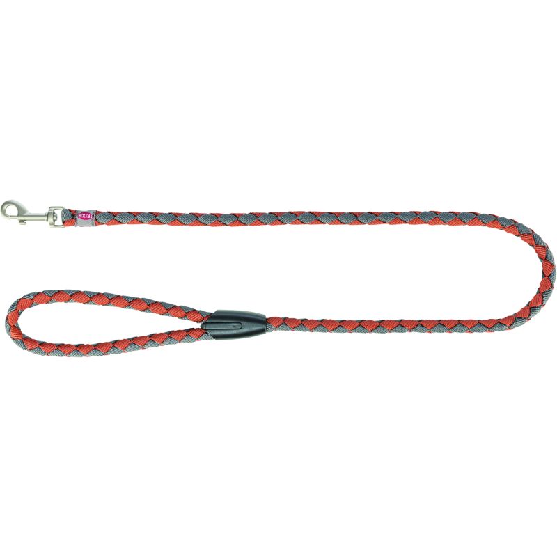 laisse Cavo, S–M: 1,00 m/Diamètre 12 mm, rouille/gris graphite