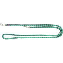 laisse Cavo réglable, S–M: 2,00 m/Diamètre 12 mm, aqua/gris graphite