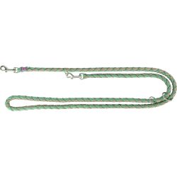 laisse Cavo réglable, S–M: 2,00 m/Diamètre 12 mm, sauge/sable