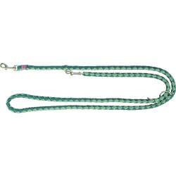 laisse Cavo réglable, L–XL: 2,00 m/Diamètre 18 mm, pétrole/sauge