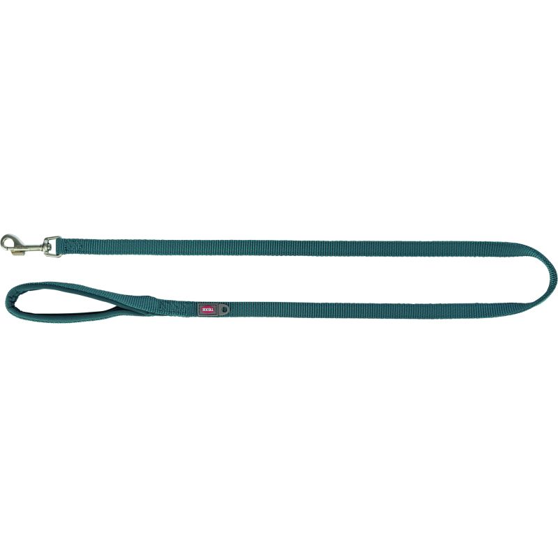 laisse Premium, M–L: 1,00 m/20 mm, pétrole