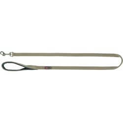 laisse Premium, L–XL: 1,00 m/25 mm, sable