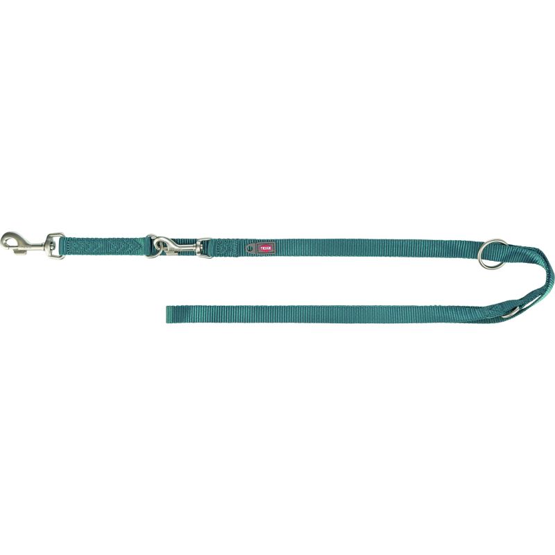 laisse Premium réglable, M–L: 2,00 m/20 mm, pétrole