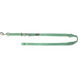 laisse Premium réglable, M–L: 2,00 m/20 mm, sauge