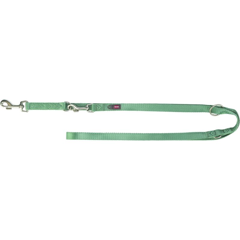 laisse Premium réglable, M–L: 2,00 m/20 mm, sauge