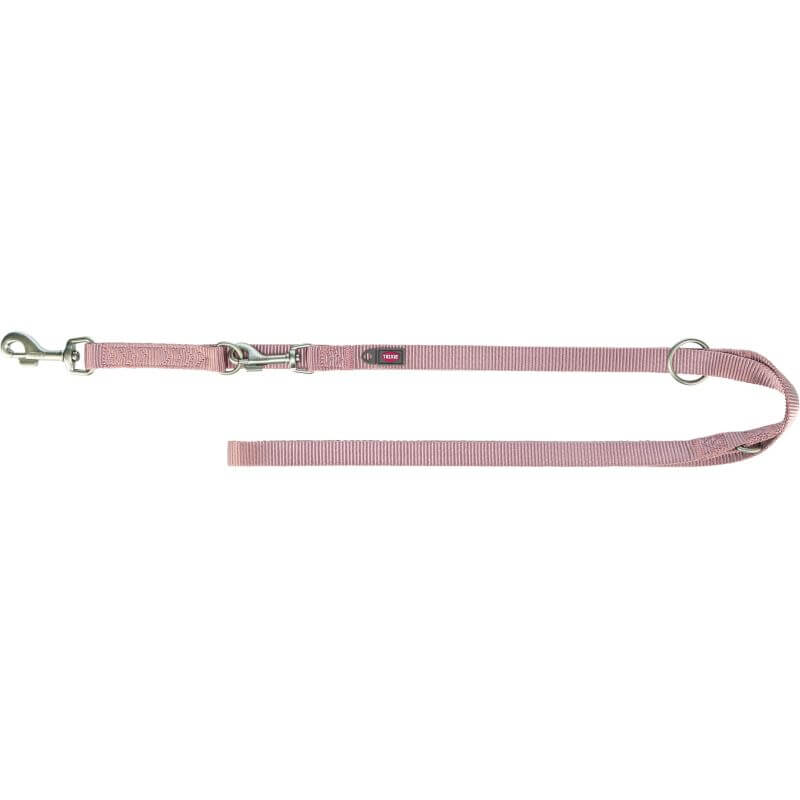 laisse Premium réglable, M–L: 2,00 m/20 mm, blush