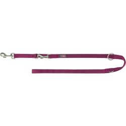 laisse Premium réglable, L–XL: 2,00 m/25 mm, sangria