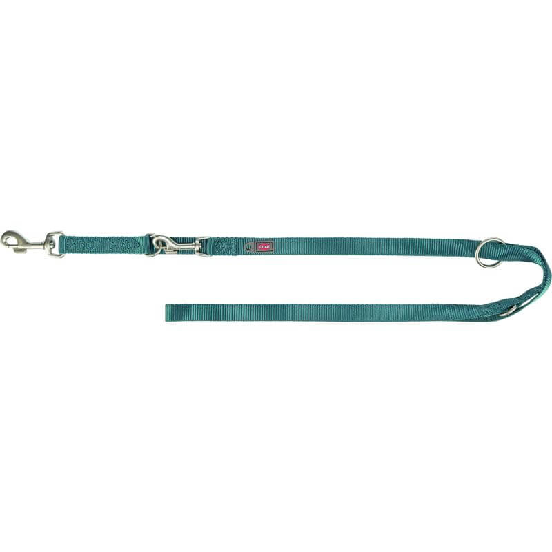 laisse Premium réglable, L–XL: 2,00 m/25 mm, pétrole