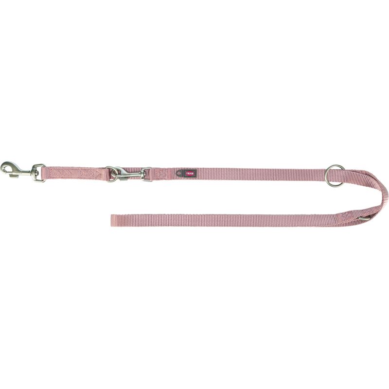 laisse Premium réglable, L–XL: 2,00 m/25 mm, blush