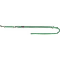 laisse Premium réglable double, M–L: 2,00 m/20 mm, sauge