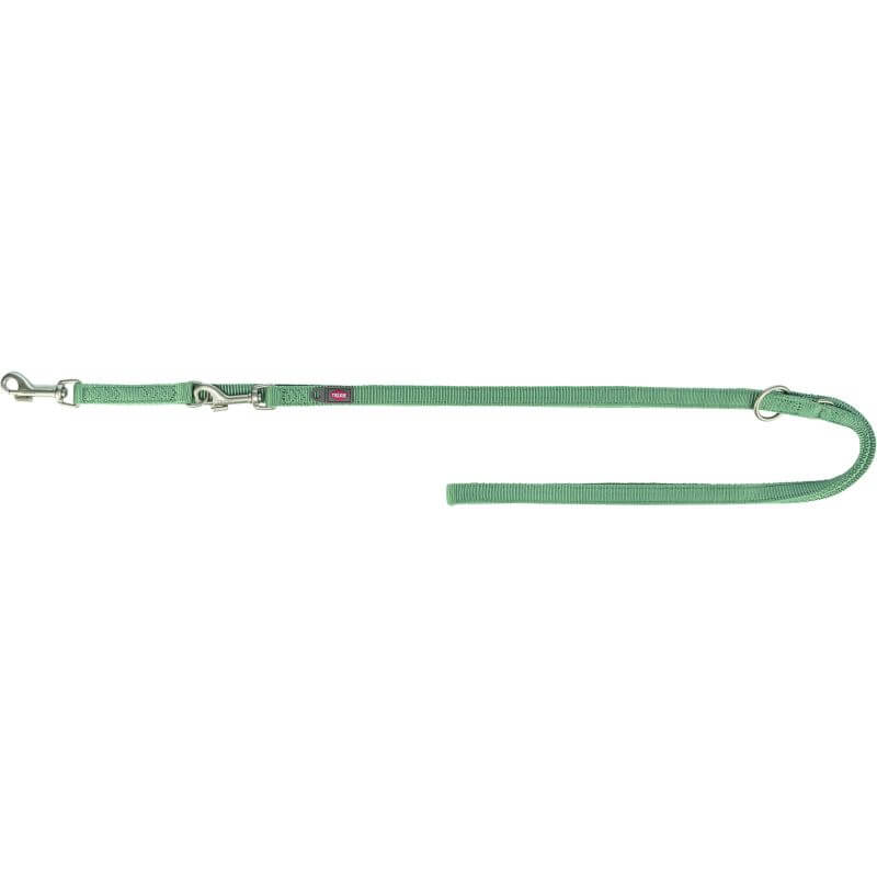 laisse Premium réglable double, M–L: 2,00 m/20 mm, sauge