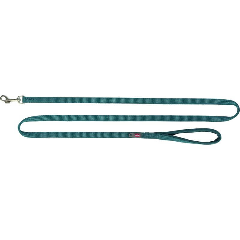 laisse Premium , extra longue, M–L: 1,80 m/20 mm, pétrole