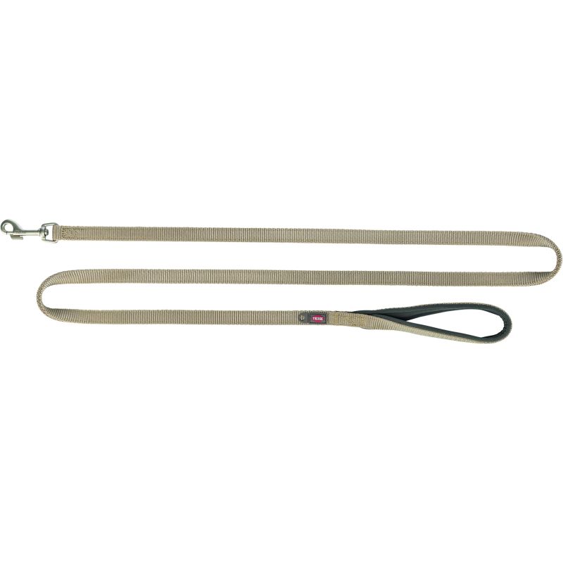 laisse Premium, extra longue, M–L: 1,80 m/20 mm, sable