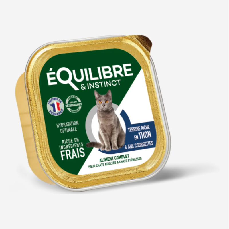 EQUILIBRE TERRINE THON & COURGETTES 85gr New