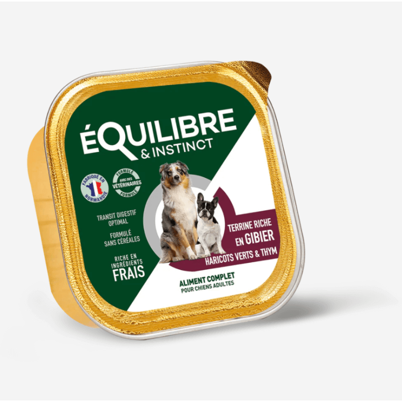 EQUILIBRE TERRINE GIBIER,HARICOTS VERTS & THYM 300gr New