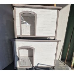 NICHE TOIT PLAT BLANC L 116x76x82