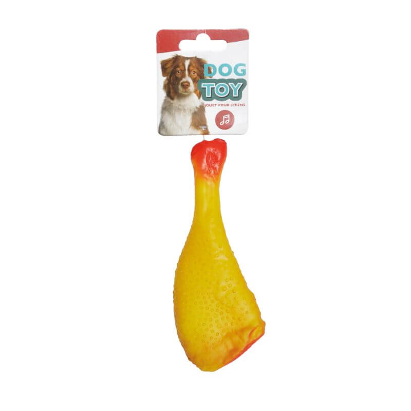 JOUET VINYL POULET 19cm
