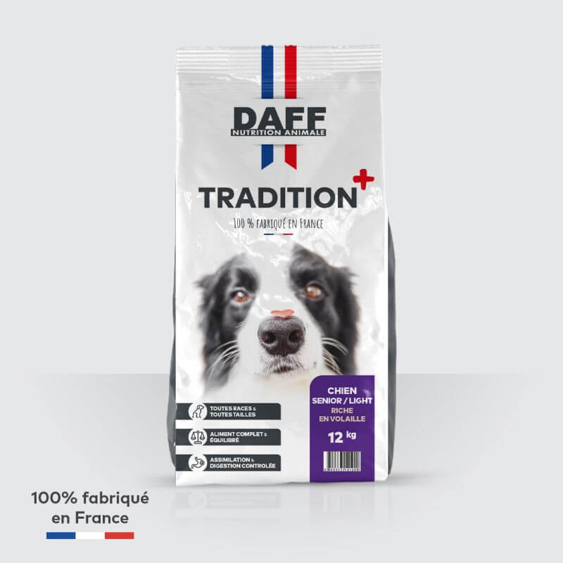 DAFF TRADITION + SENIOR RICHE EN VOLAILLE 12KG