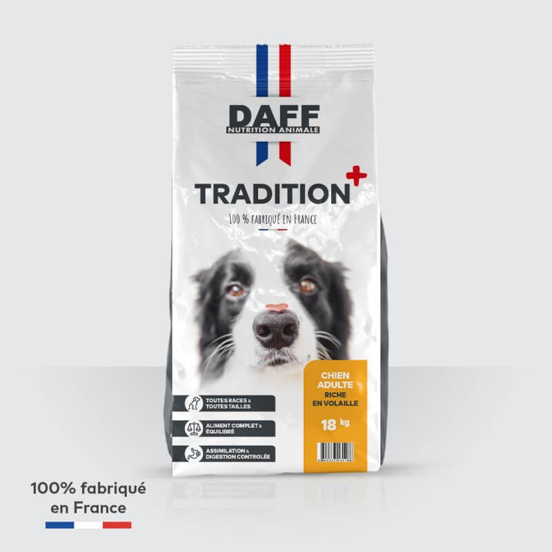 DAFF TRADITION + ADULTE RICHE EN VOLAILLE 18KG
