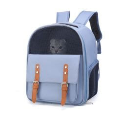SAC A DOS BLEU 39x25x32cm