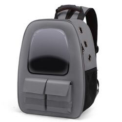 SAC A DOS GRIS 42x32x19cm
