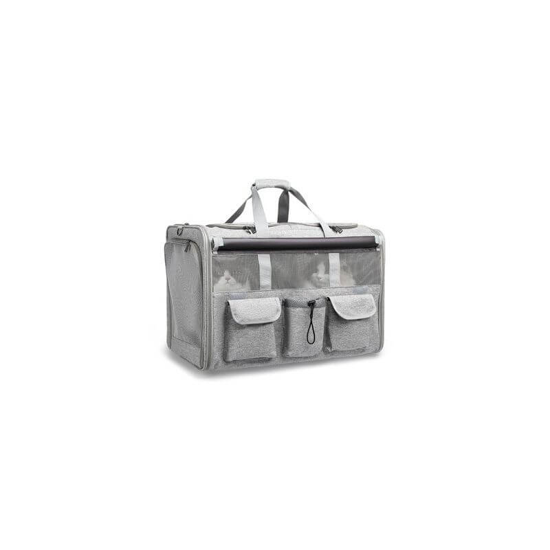 SAC A DOS GRIS 60x38x41cm