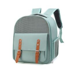 SAC A DOS VERT CLAIR 39x25x32cm