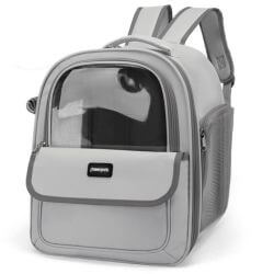 SAC A DOS GRIS/NOIR 40x33x25cm