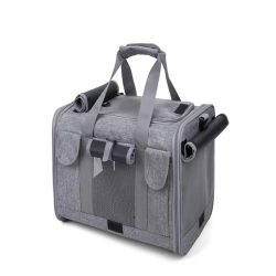 SAC A DOS GRIS CLAIR 42x32x28cm