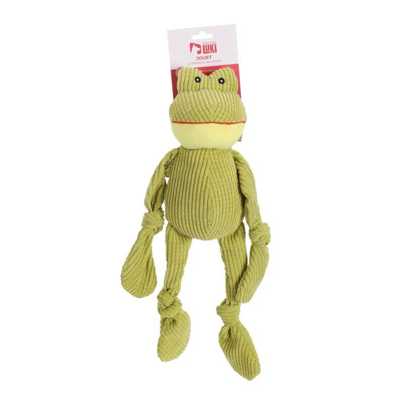 JOUET PELUCHE GRENOUILLE VERT 36cm
